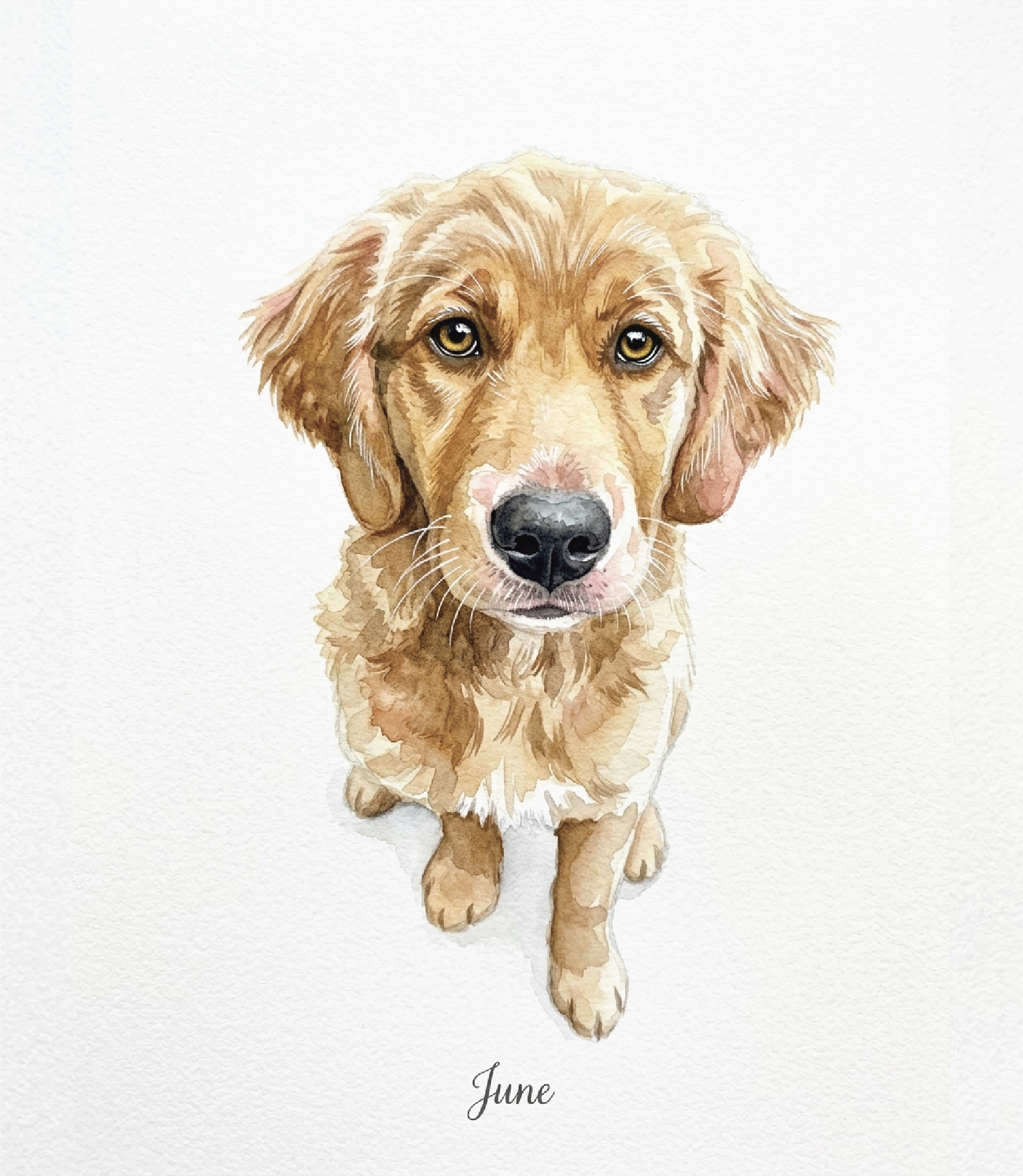 Watercolour Study style example